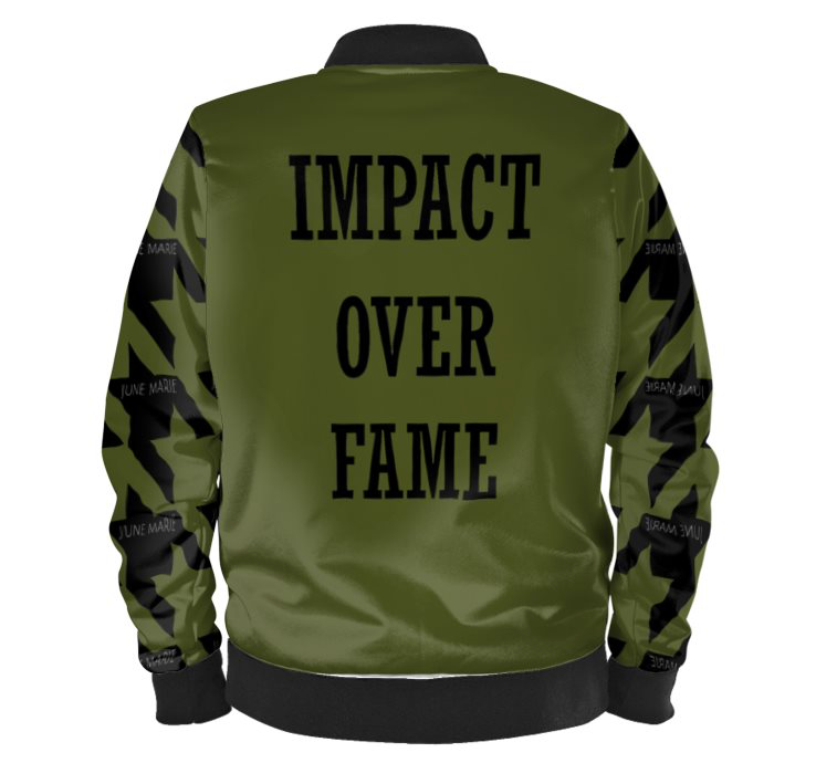Army Green & Black Impact Over Fame Bomber