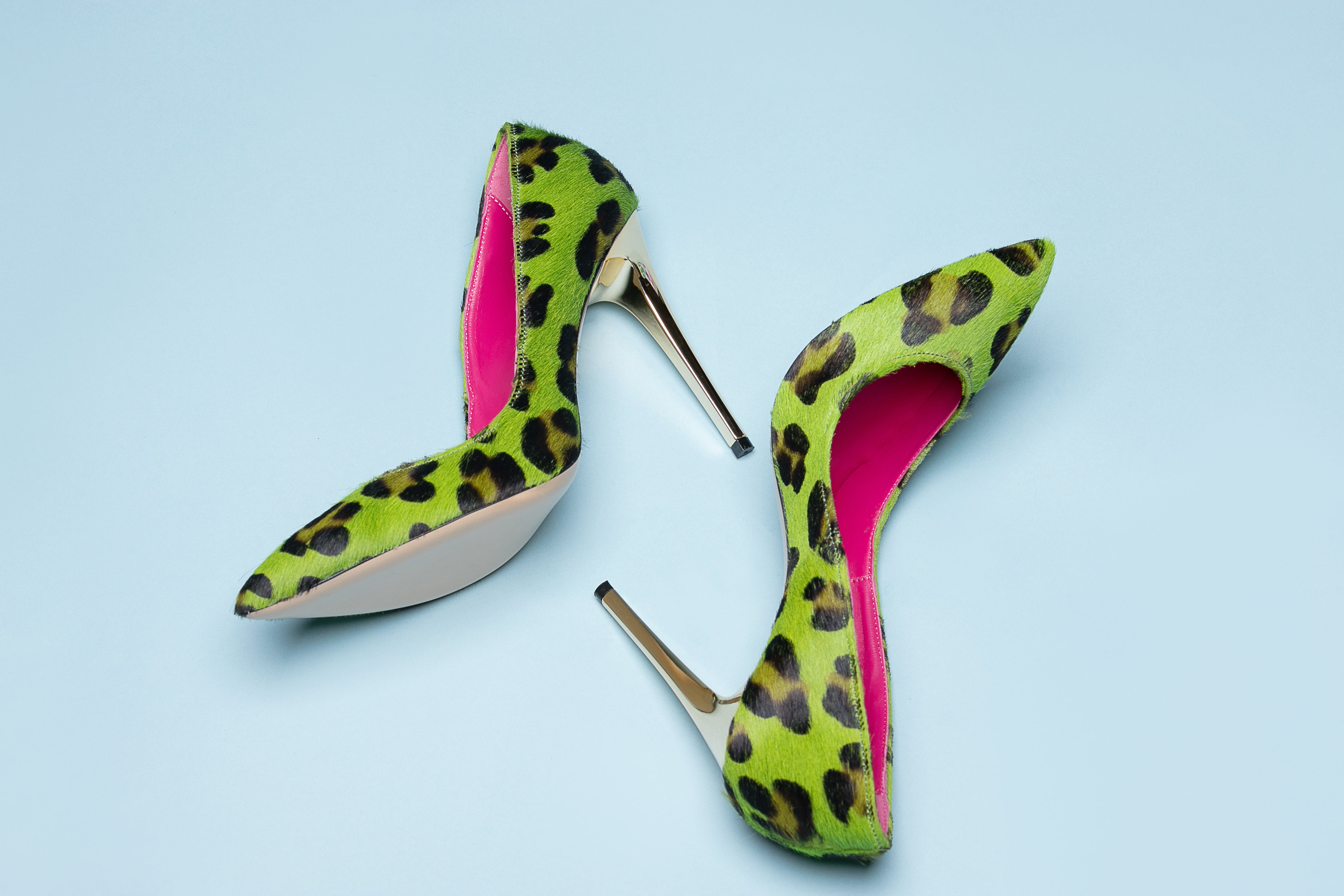 Green Leopard Pump June Marie Brand Green Leopard Pump June Marie Brand