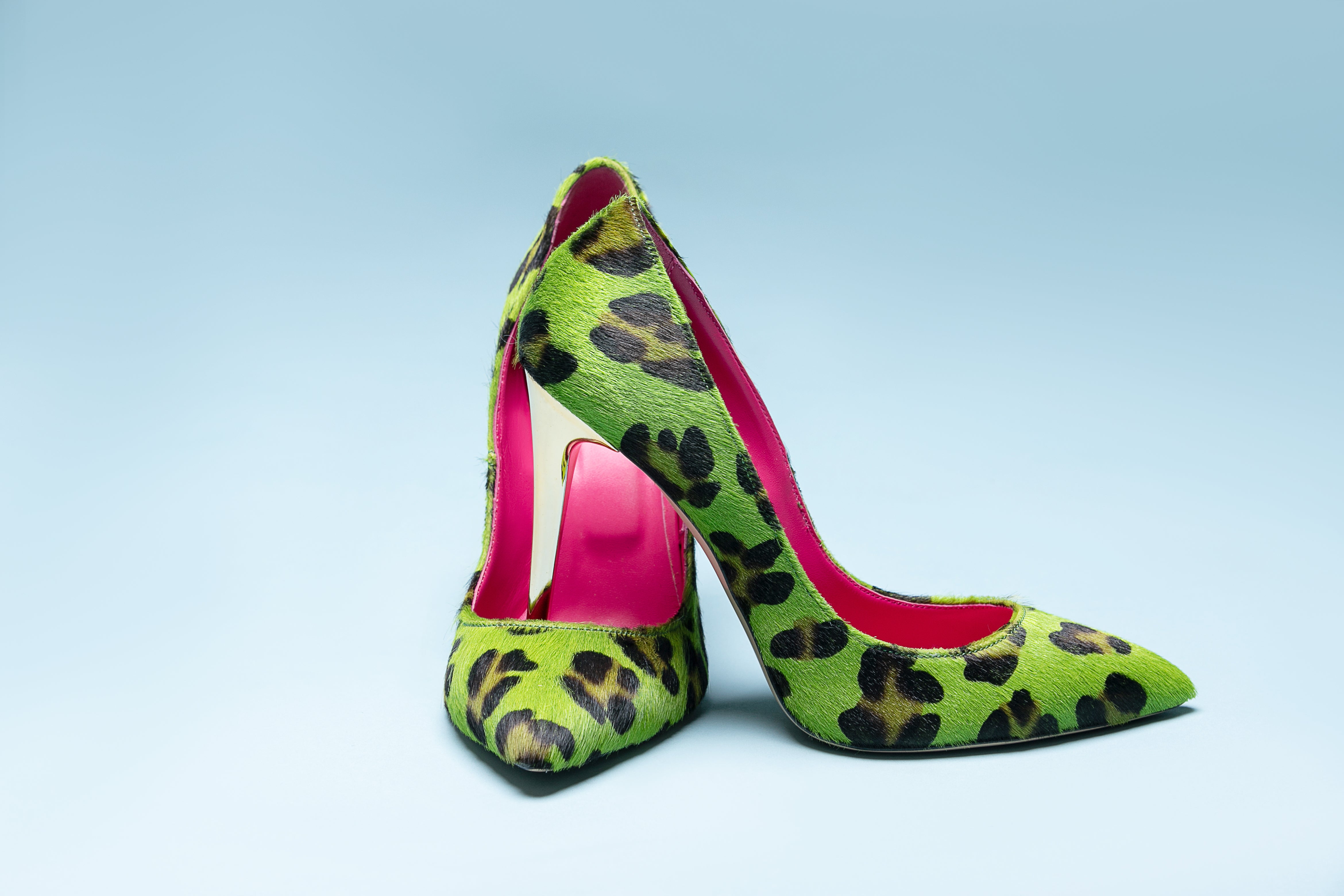 Green Leopard Pump June Marie Brand Green Leopard Pump June Marie Brand