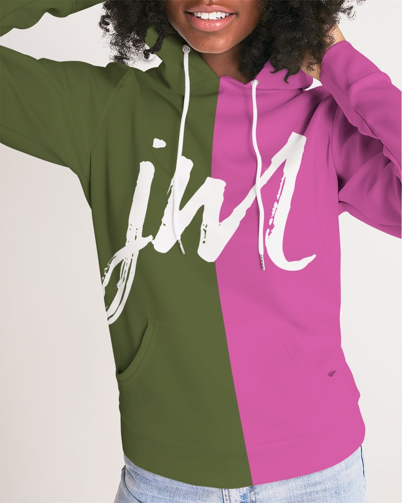 Army Green & JM Pink Gemini Hoodie