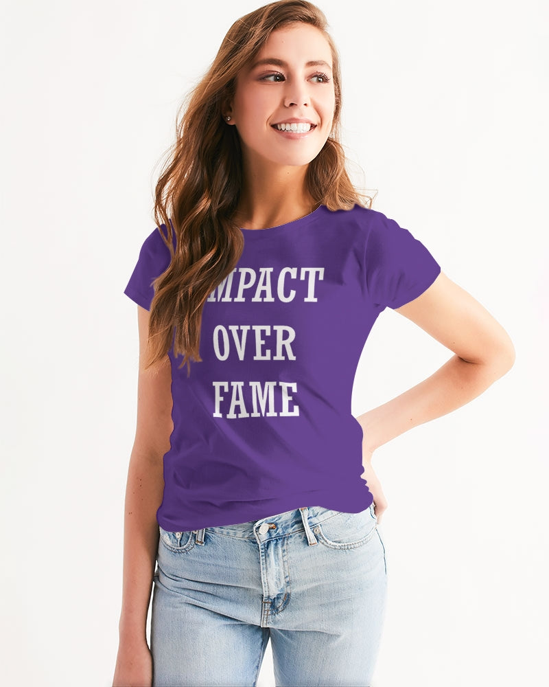 Purple Impact Over Fame Women's Tee
