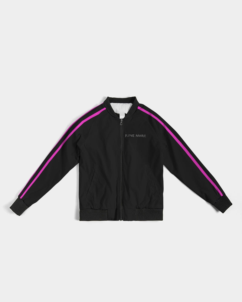Black & Pink Bomber Jacket