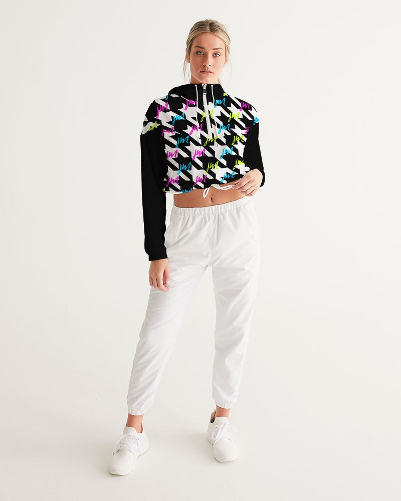 Muti-colored Houndstooth Track Jacket