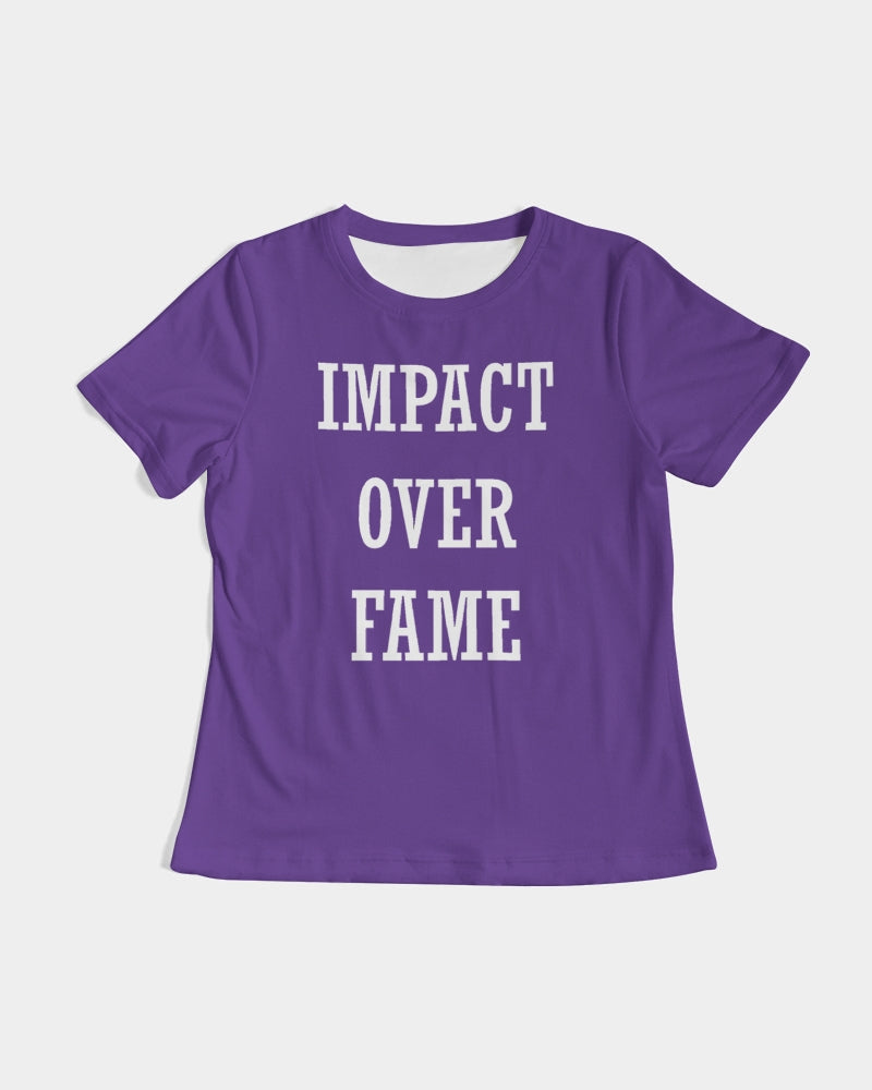 Purple Impact Over Fame Women's Tee