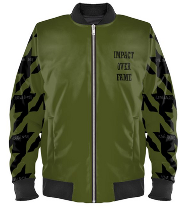 Army Green & Black Impact Over Fame Bomber