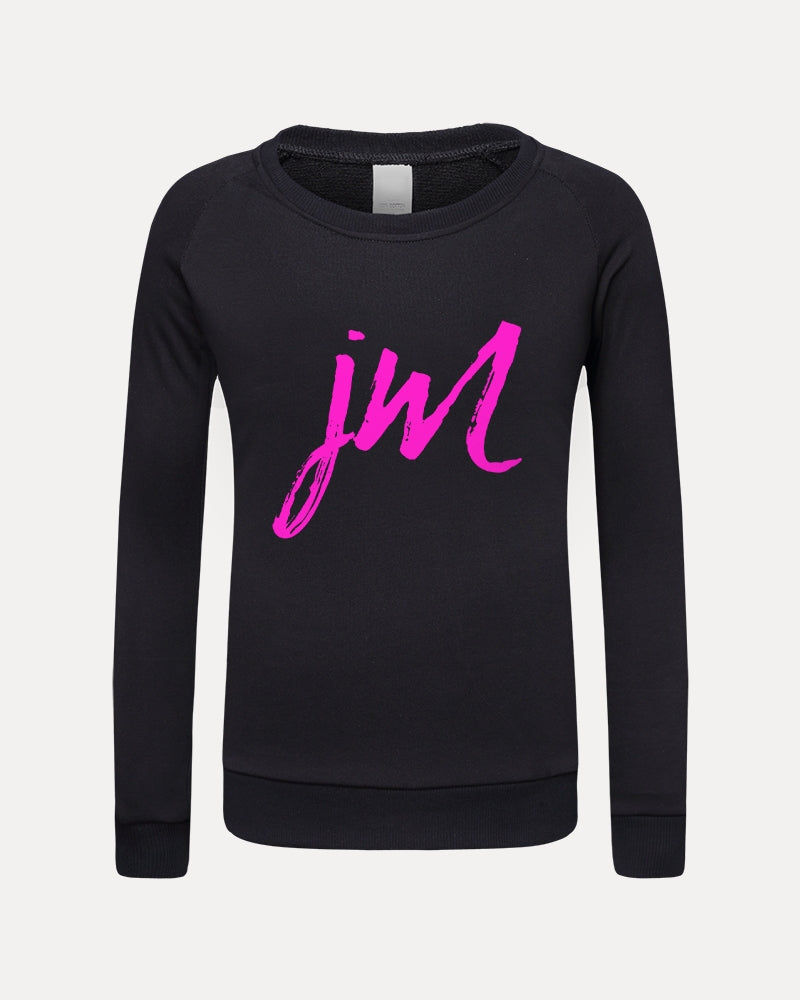 Black & Pink JM  Kids Sweatshirt